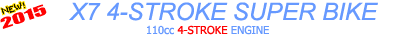 4-stroke super pocket bikes
