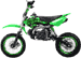 green 4-stroke dirt bike