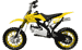 mini dirt bikes yellow