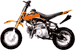 orange mini dirt bikes